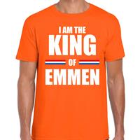 Bellatio I am the King of Emmen Koningsdag t-shirt oranje voor heren