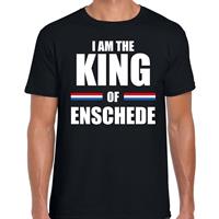 Bellatio I am the King of Enschede Koningsdag t-shirt zwart voor heren