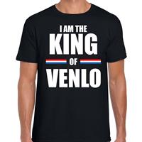 Bellatio I am the King of Venlo Koningsdag t-shirt zwart voor heren