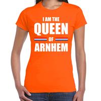 Bellatio I am the Queen of Arnhem Koningsdag t-shirt oranje voor dames