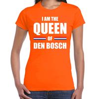 Bellatio I am the Queen of Den Bosch Koningsdag t-shirt oranje voor dames