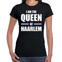 Bellatio I am the Queen of Haarlem Koningsdag t-shirt zwart voor dames