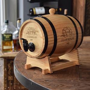 Mikamax Wooden Barrel Dispenser