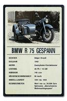 Oldtimer-Ausstellungsschild fÃ¼r MotorrÃder 200 x 300mm light vintage