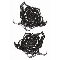 Tinsley Neptatoeage Gothic Black Roses Polyester