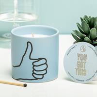 Paddywax Impressions Geurkaars - You Got This (blauw)