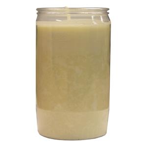 Candles by Spaas 1x Witte grafkaars/graflicht 7 x 18 cm 9 dagen -