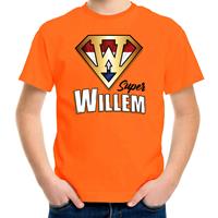 Bellatio Super Willem t-shirt oranje voor kinderen