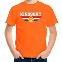 Bellatio Kingsday t-shirt oranje voor kinderen