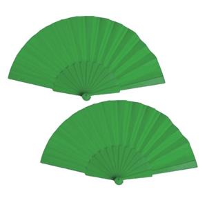 4x stuks spaanse Handwaaier groen 23 cm -