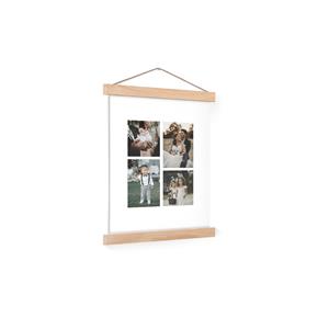 YourSurprise Gepersonaliseerde poster met houten posterhanger 20x30