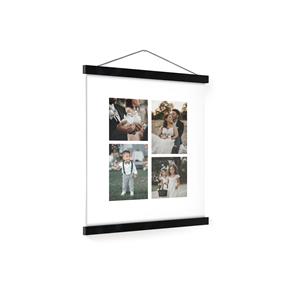 YourSurprise Gepersonaliseerde poster met zwarte posterhanger 30x40