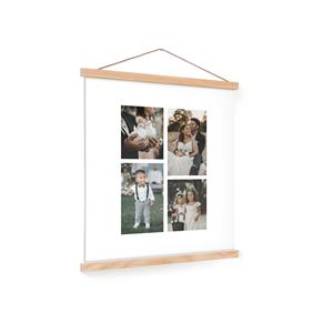 YourSurprise Gepersonaliseerde poster met houten posterhanger 40x50