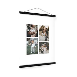 YourSurprise Gepersonaliseerde poster met zwarte posterhanger 40x60