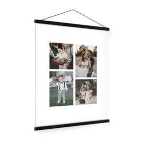 YourSurprise Gepersonaliseerde poster met zwarte posterhanger 50x70