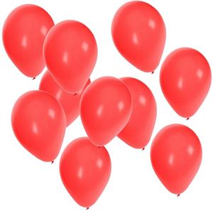 Bellatio Rode verjaardag of party ballonnen 60x stuks 27 cm -