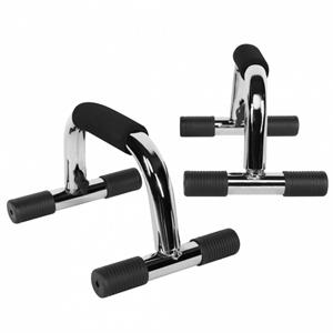 Gorilla Sports Push up Bar Chrom/Schwarz