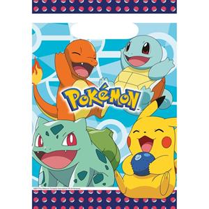 Pokemon 24x  themafeest uitdeelzakjes 16 x 23 cm -