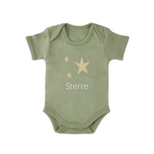 YourSurprise Romper bedrukken - Korte mouw - Groen - 62/68