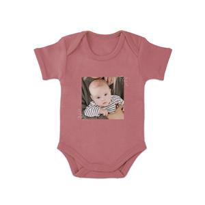 YourSurprise Romper bedrukken - Korte mouw - Roze - 50/56