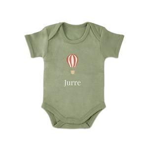 YourSurprise Romper bedrukken - Korte mouw - Groen - 86/92