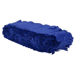 Folat Feest/verjaardag versiering slingers donkerblauw 24 meter crepe papier - Feestslingers