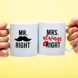 Nutcrackers Mok Mr Right & Mrs Always Right (set Van 2)