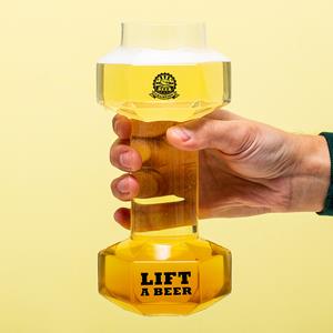 Winkee Dumbbell Bierglas