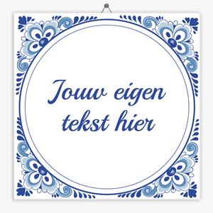 Tegeltje.nl Delfts Blauw tegeltje klassiek