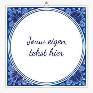 Tegeltje.nl Delfts Blauw tegeltje vintage