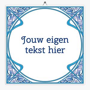 Tegeltje.nl Frans Art Nouveau tegeltje