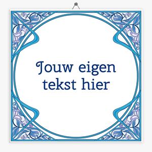 Tegeltje.nl Frans Art Nouveau tegeltje