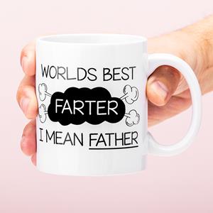 Ditverzinjeniet Vaderdag Mok Worlds Best Farter