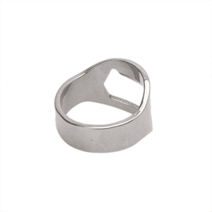 DrankKoning Bieropener Ring - Zilver