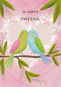  Huwelijksjubileum - Love birds