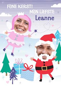  Kerstkaart - fotokaart met leeftijd