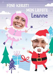  Kerstkaart - fotokaart met leeftijd