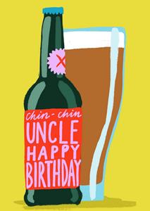 Greetz  Verjaardagskaart - biertje