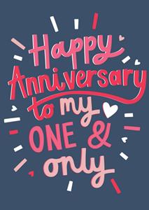  Huwelijksjubileum - to my one & only