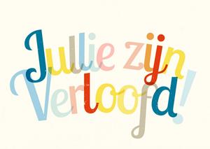  Huwelijkskaart - verloofd!