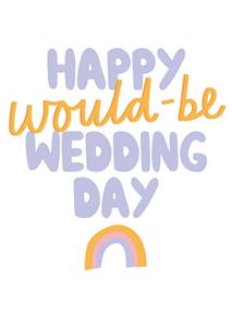 Greetz  Huwelijkskaart - would be wedding