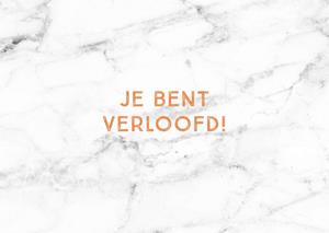  Huwelijkskaart - Je bent verloofd!