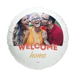Greetz Ballon - Welcome home - met eigen foto