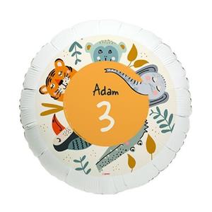 Ballon - Verjaardagsballon - met eigen leeftijd en naam