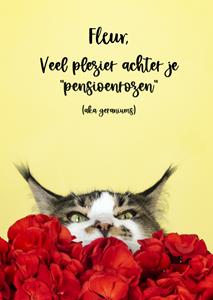 Catchy Images  Pensioenkaart - met naam