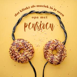Photoflash  Pensioenkaart - Opa - Donut