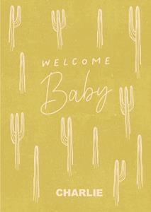 Melolelo  Geboortekaart - Welcome Baby
