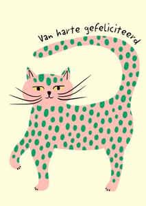 Greetz  Verjaardagskaart - kat