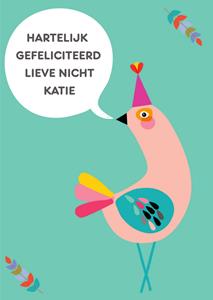 Greetz  Verjaardagskaart - Lieve nicht
