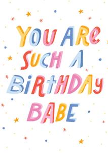 The Cardy Club  Verjaardagskaart - birthday babe